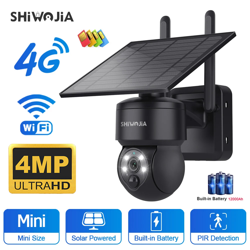 Garden Camera - SHIWOJIA WIFI Không Dây PTZ Năng