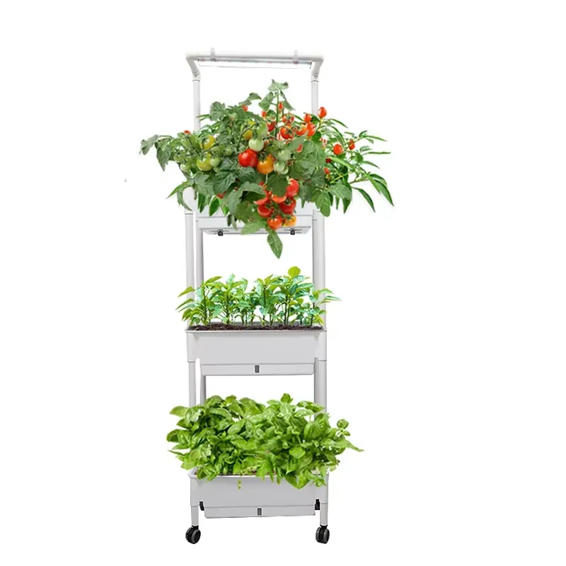 Movable Vertical Grow 3 Level  - đánh giá và giá Smart Garden System
