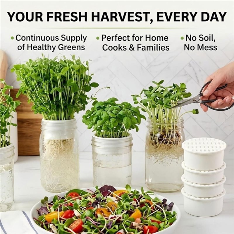 AB34-Mini Vegetable Planters I - đánh giá và giá Indoor Garden Kit