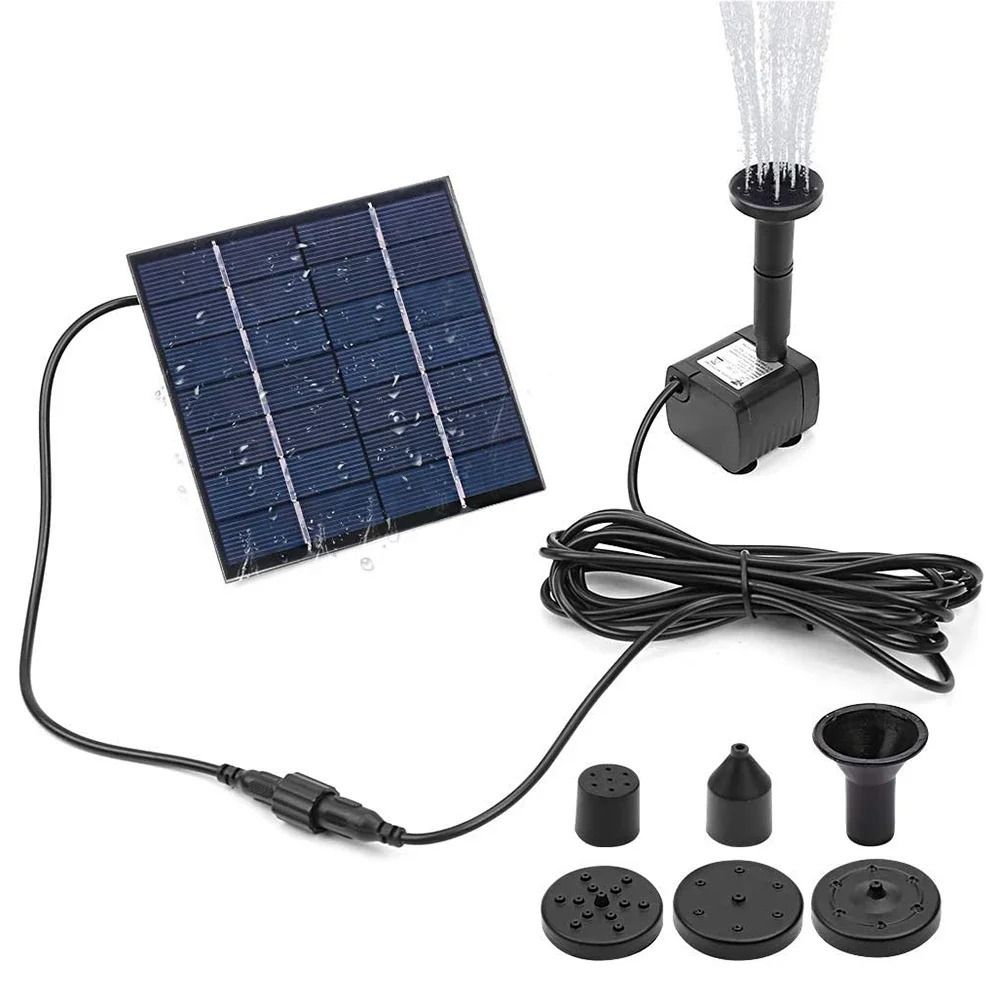 1.4W Mini Solar Fountain Pump  - đánh giá và giá Indoor Garden Kit