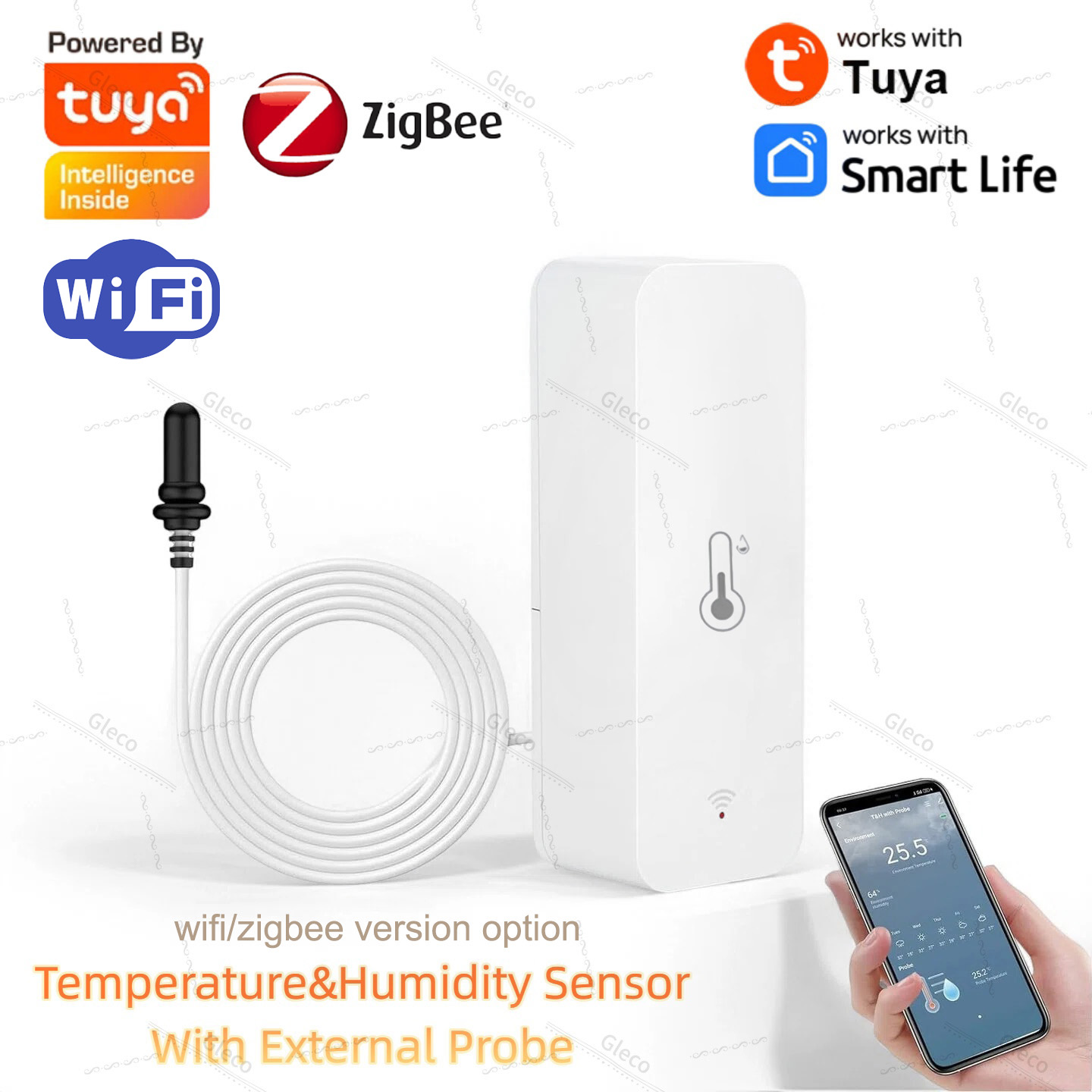 Tuya Wifi Zigbee Temperature a - đánh giá và giá Plant Monitor
