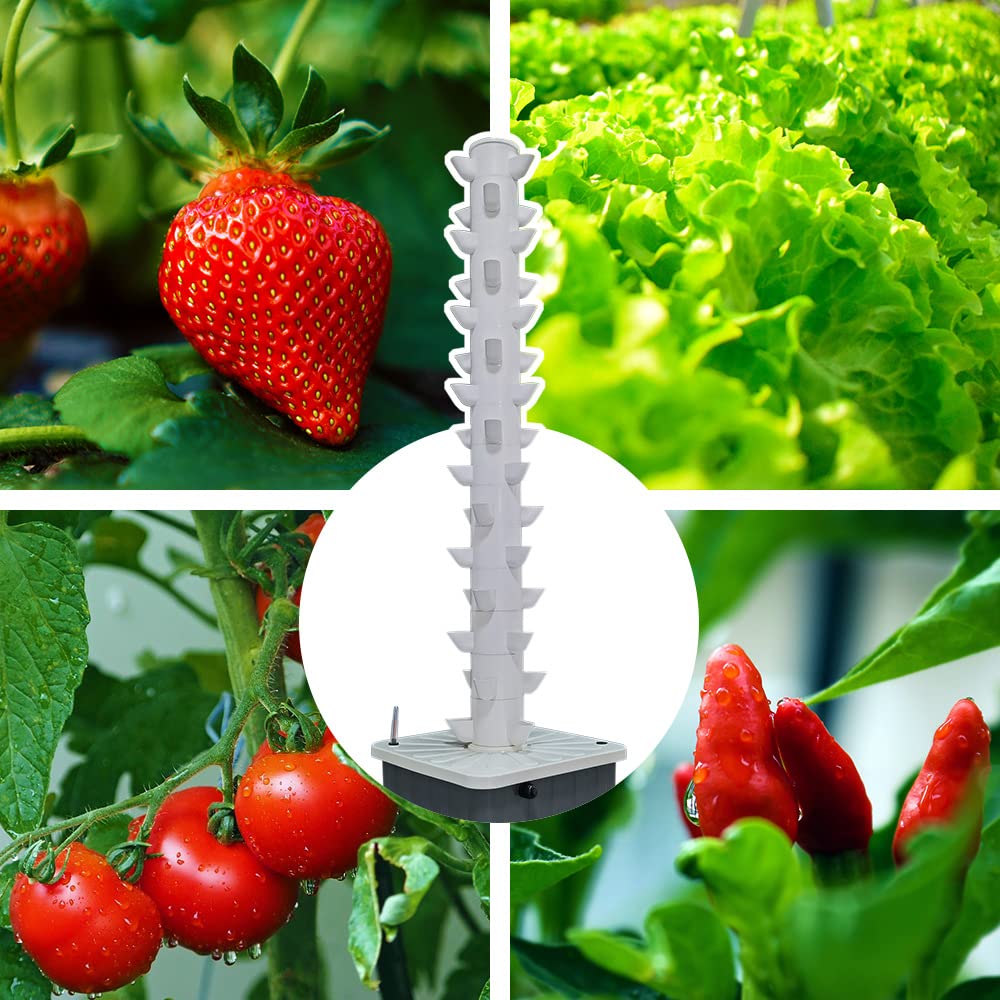 Vertical Hydroponic Grow Tower - đánh giá và giá Hydroponic Tower