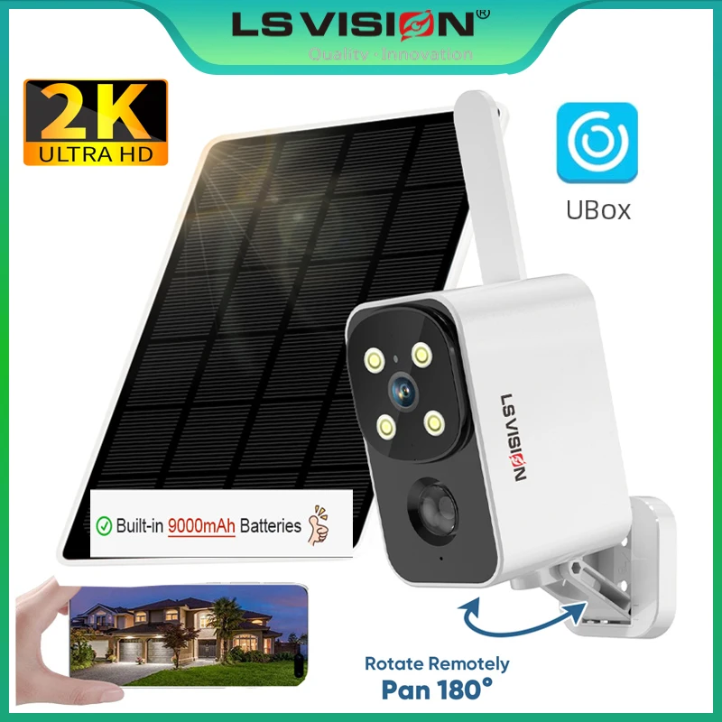 LS VISION Outdoor Solar Camera - đánh giá và giá Garden Camera