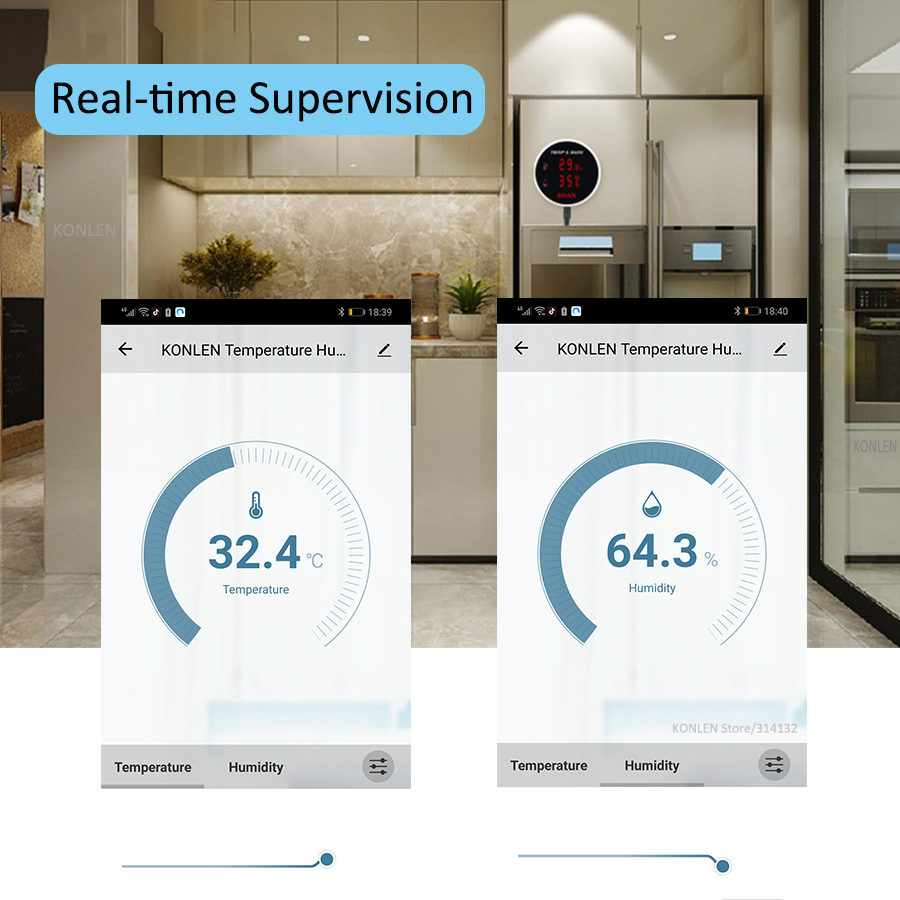 Tuya WIFI Temperature Humidity - đánh giá và giá Plant Monitor